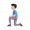 man kneeling